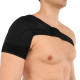 Бандаж для плеча компресійний фіксатор плечового суглоба Shoulder Support SIBOTE правий 1шт чорний