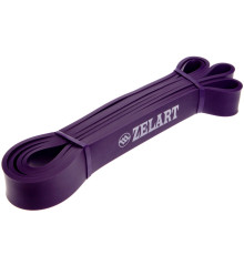 Гума петля для підтягувань та тренувань стрічка силова Zelart POWER BANDS фіолетовий