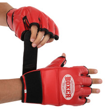 Рукавиці для змішаних єдиноборств MMA BOXER M-XL кольори в асортименті