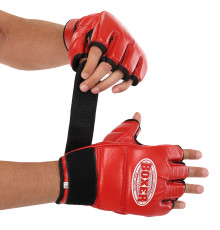 Рукавиці для змішаних єдиноборств MMA BOXER M-XL кольори в асортименті