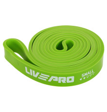 Резина петля для подтягиваний и тренировок лента силовая LiveUp SUPER BAND 11-29кг зеленый