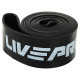 Резина петля для подтягиваний и тренировок лента силовая LiveUp SUPER BAND 39-77кг черный