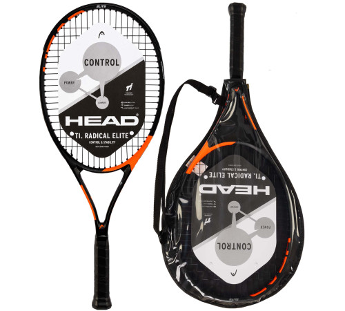 Ракетка для великого тенісу 27" HEAD Ti. Radical Elite grip-2 чорний-червоний