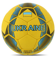 М'яч футбольний BALLONSTAR UKRAINE №5 PU жовтий-синій