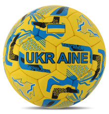 М'яч футбольний BALLONSTAR UKRAINE №5 PU жовтий-синій