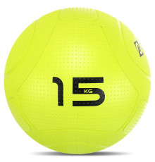 Слэмбол мяч набивной для кроссфита и фитнеса Slam Ball Mdbuddy 15кг салатовый