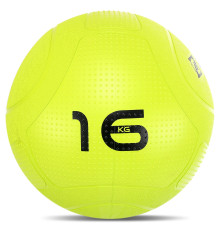 Слэмбол мяч набивной для кроссфита и фитнеса Slam Ball Mdbuddy 16кг салатовый