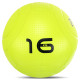 Слэмбол мяч набивной для кроссфита и фитнеса Slam Ball Mdbuddy 16кг салатовый