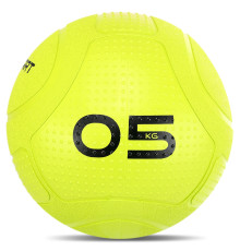 Слэмбол мяч набивной для кроссфита и фитнеса Slam Ball Mdbuddy 5кг салатовый