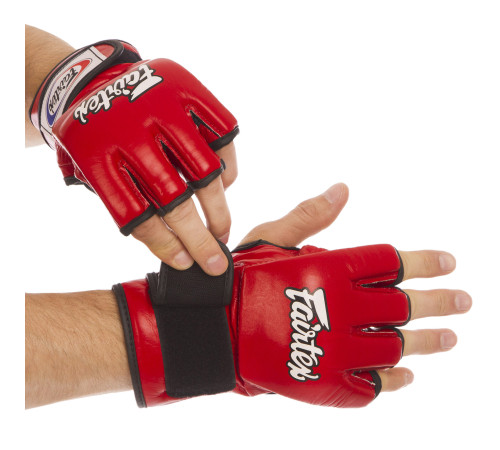 Рукавиці для змішаних єдиноборств MMA FAIRTEX M-XL кольори в асортименті