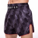 Шорти для тайського боксу та кікбоксингу FAIRTEX M-XL чорний-сірий
