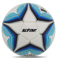Мяч футбольный STAR THE POLARIS 2000 FIFA №5 PU белый-голубой