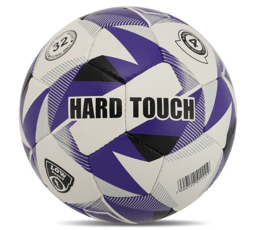 М'яч футзальний PU HYDRO TECHNOLOGY HARD TOUCH №4 PU білий-фіолетовий
