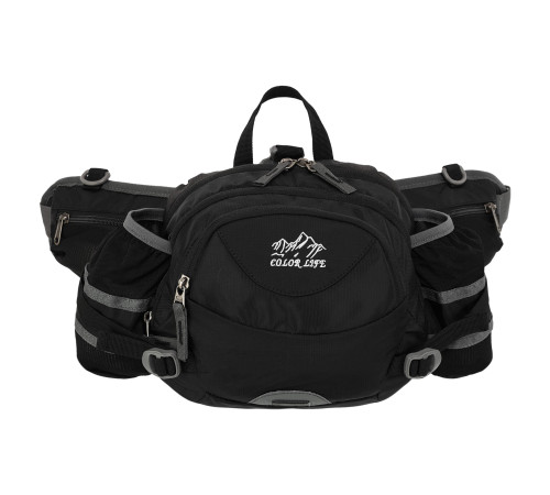 Сумка на пояс спортивна багатофункціональна 3в1 COLOR LIFE WAIST BAG кольори в асортименті