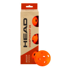 М'ячі для піклболу HEAD Championship 26 Outdoor 3шт червоний