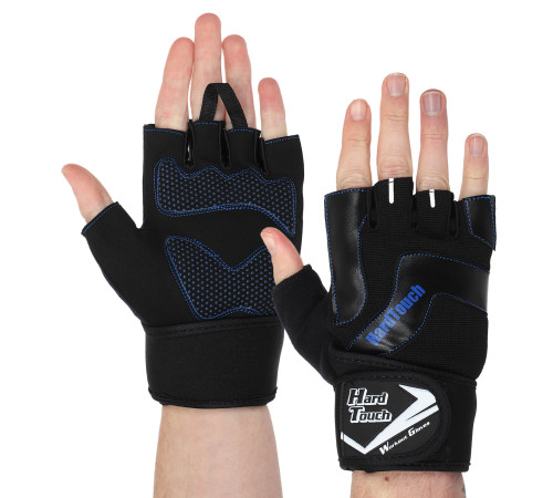 Рукавиці спортивні HARD TOUCH S-XL чорний