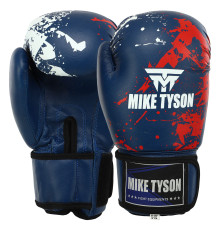Рукавиці боксерські на липучці PVC MIKE TYSON 10-14 унцій кольори в асортименті