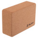 Блок для йоги пробковий Zelart коричневий