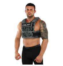 Жилет обважнювач з регульованою вагою Zelart WEIGTH VEST вага-1-10кг камуфляж