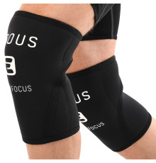 Наколенники для приседа и пауэрлфтинга 2штуки SQUAT KNEECAP EZOUS S-XL черный