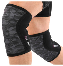 Наколенники для приседа и пауэрлфтинга 2штуки CROSSFIT KNEECAP EZOUS S-XL камуфляж