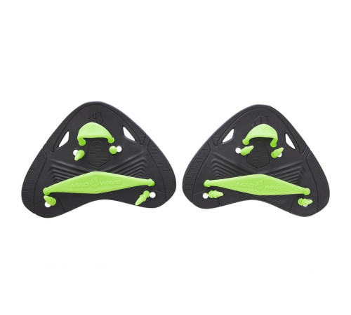 Лопатки на пальцы для плавания MadWave FINGER PADDLES черный