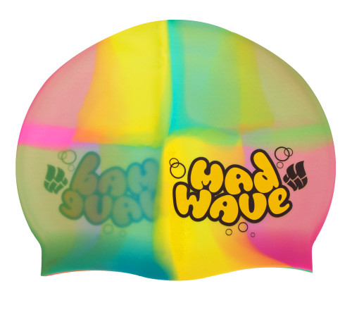 Шапочка для плавання силіконова юніорська MadWave MULTI JUNIOR кольори в асортименті