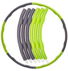 Обруч для схуднення розбірної Хула Хуп Hula Hoop SP-Sport 6 секцій двоколірний