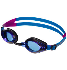 Окуляри для плавання юніорські райдужні лінзи MadWave AQUA RAINBOW JUNIOR синій