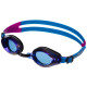 Очки для плавания юниорские радужные линзы MadWave AQUA RAINBOW JUNIOR синий