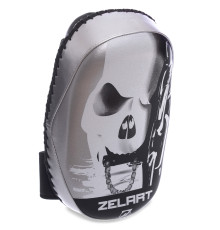 Тай-пед ударний для Муай Тай вигнутий з ременями та ручкою PU ZELART 33,5x20x11см 1шт кольори в асортименті