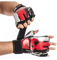 Рукавиці для змішаних єдиноборств MMA Zelart S-XL кольори в асортименті