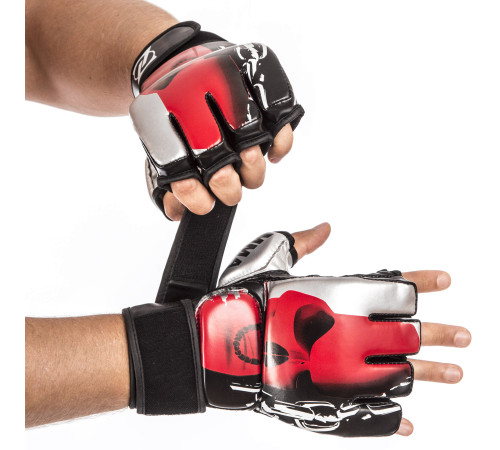 Перчатки для смешанных единоборств MMA Zelart S-XL цвета в ассортименте
