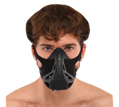 Маска тренувальна дихальна для кросфіту Training Mask SP-Sport чорний