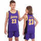 Форма баскетбольна дитяча NBA клуб Los Angeles Lakers 23 S-2XL кольори в асортименті