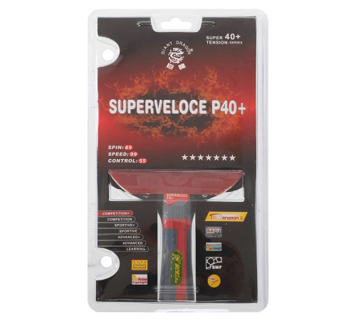 Ракетка для настільного тенісу GIANT DRAGON SUPERVLOVE P40+ 7star ST12703P40