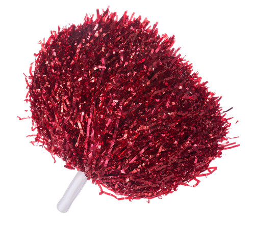 Помпон нитевидный блестящий для чирлидинга и танцев с ручкой SP-Sport Pom-Poms 1шт цвета в ассортименте