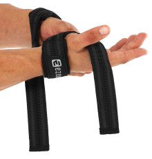 Лямки для тяги LIFTING STRAP EZOUS 2шт чорний-сірий