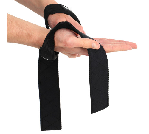 Лямки для тяги LIFTING STRAP EZOUS 2шт чорний
