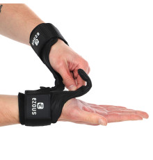 Гаки для підтягування і тяги на зап'ястя LIFTING HOOK EZOUS 2шт чорний