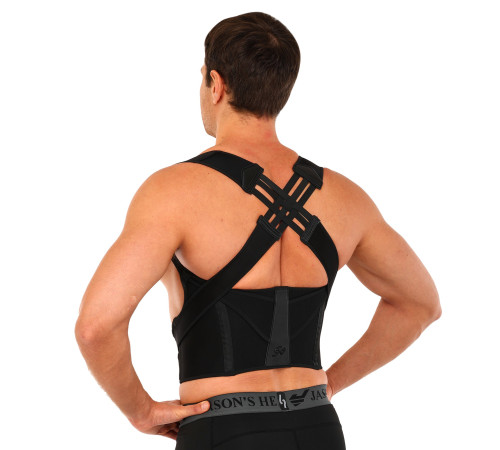 Коректор постави для спини регульований MUTE STRAP SUPPORT чорний