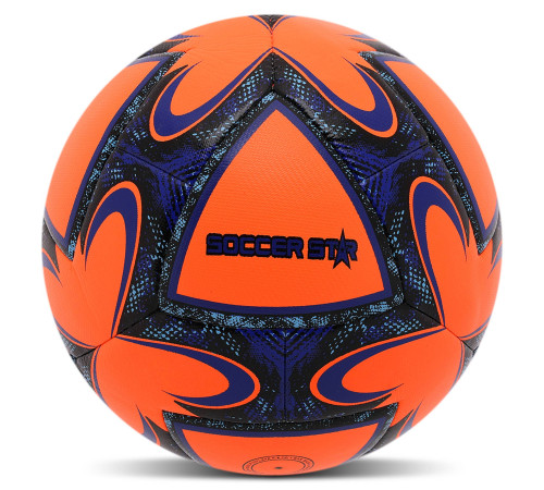 М'яч футбольний HYBRID SOCCER STAR №5 PU помаранчевий-синій