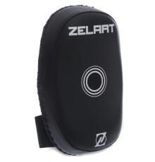 Тай-пед ударний для Муай Тай вигнутий з ременями та ручкою PU ZELART 33x19x11см 1шт кольори в асортименті