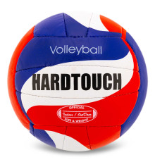 М'яч волейбольний HARD TOUCH №5 PU білий-синій-червоний