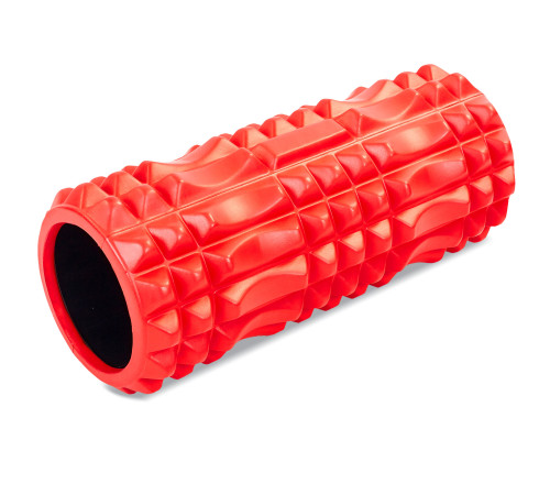 Ролер масажний циліндр (ролик мфр) 33см Grid Spine Roller Zelart кольори в асортименті