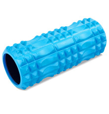 Ролер масажний циліндр (ролик мфр) 33см Grid Spine Roller Zelart кольори в асортименті