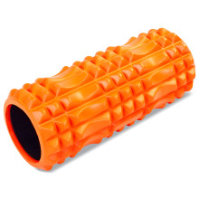 Ролер масажний циліндр (ролик мфр) 33см Grid Spine Roller Zelart кольори в асортименті