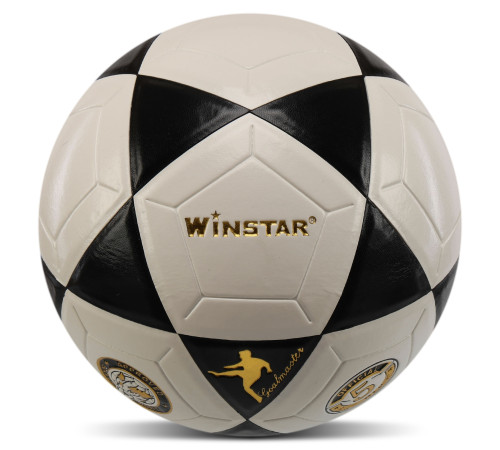 Мяч футбольный WINSTAR №5 PU белый-черный