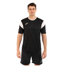 Форма футбольна комплект футболка та шорти Joma PHOENIX 4XS-2XL чорний-білий