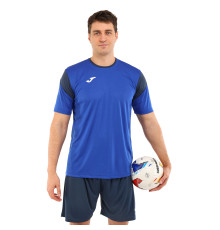 Форма футбольна комплект футболка та шорти Joma PHOENIX 4XS-2XL синій-темно-синій